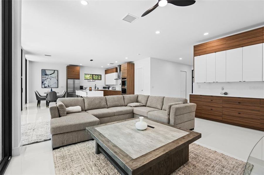 Furnished interior view inside a new home in , Sarasota (Image 9).