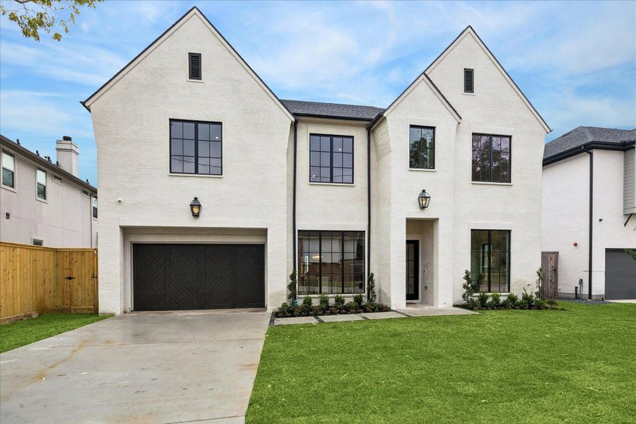 Front exterior of a new home in , Spring Valley Village, TX, highlighting curb appeal (Image 1). Front exterior of a new home in , Spring Valley Village, TX, highlighting curb appeal (Image 1).