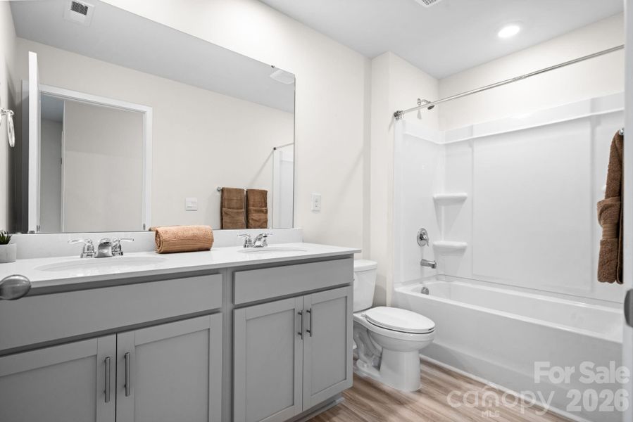 Furnished interior view inside a new home in The Hamptons at Hickory, Hickory (Image 9).