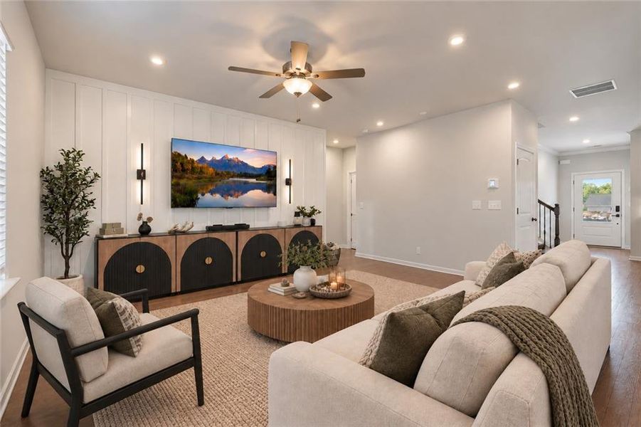 Furnished interior view inside a new home in Berkeley Mill, Cumming (Image 28).