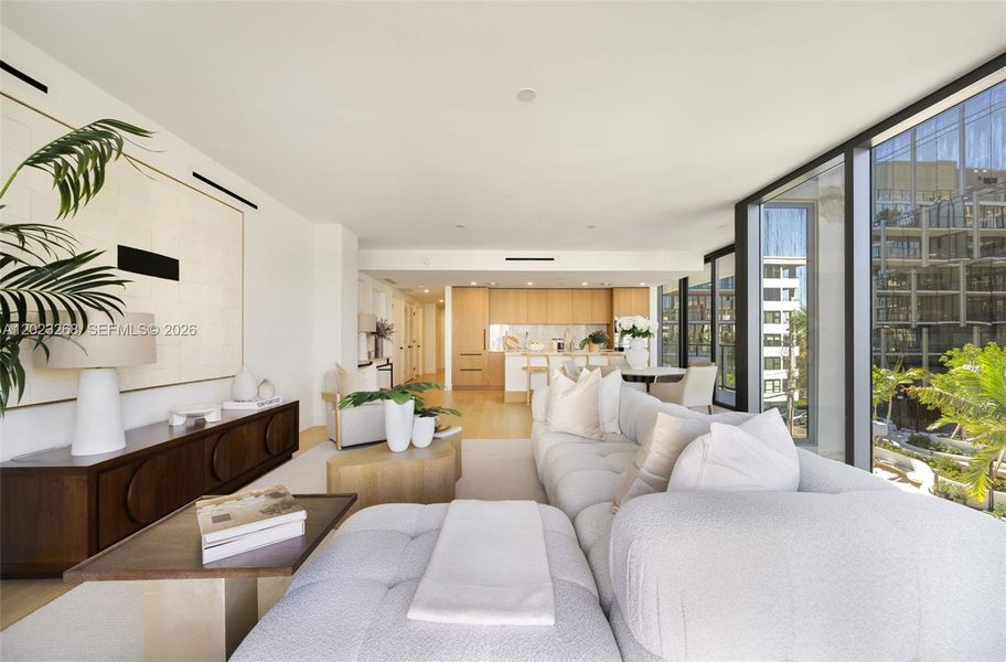 Furnished interior view inside a new home in , Bay Harbor Islands (Image 16).