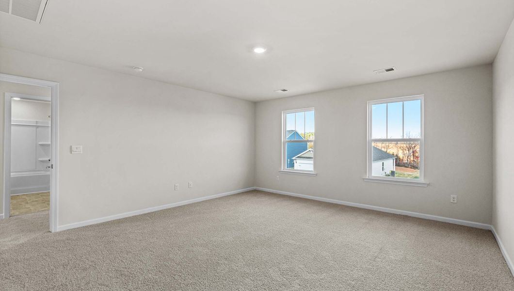 Spacious, unfurnished interior of a new home in Durbin Meadows Traditions, Fountain Inn (Image 21). Spacious, unfurnished interior of a new home in Durbin Meadows Traditions, Fountain Inn (Image 21).