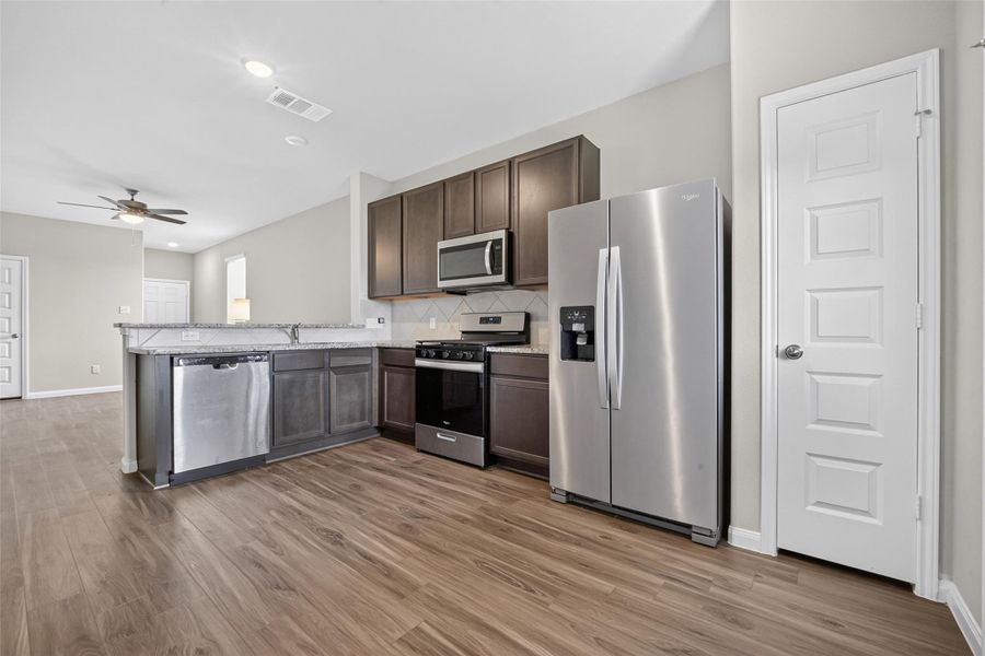 Furnished interior view inside a new home in Charleston Heights, Rosharon (Image 5).