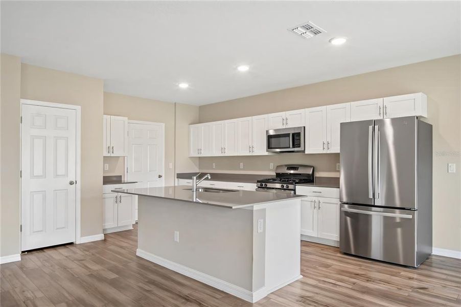 Furnished interior view inside a new home in Crosswind Point, Parrish (Image 8). Furnished interior view inside a new home in Crosswind Point, Parrish (Image 8).