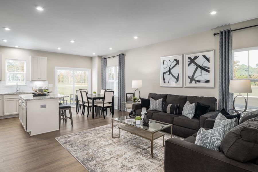 Furnished interior view inside a new home in , Summerville (Image 8).