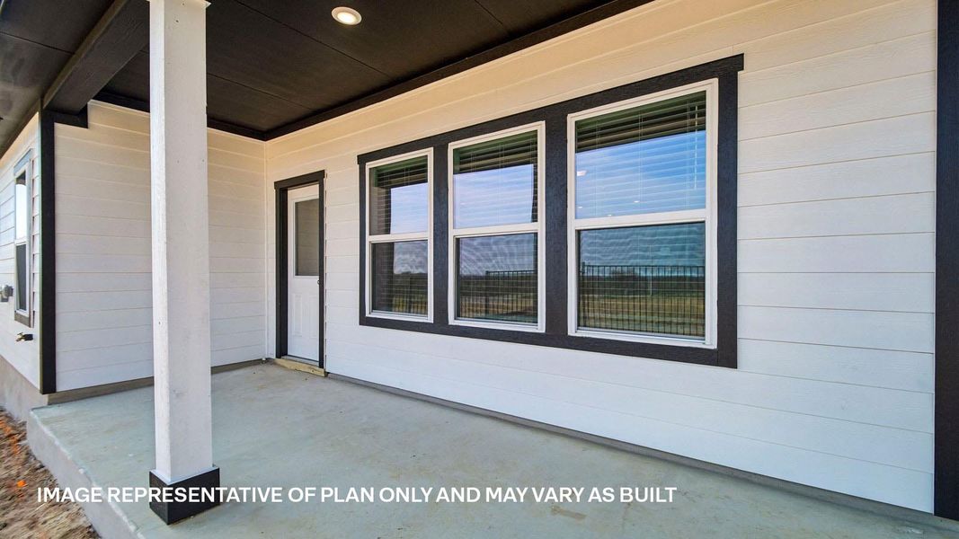 Representative exterior details of a home built from the The Ozark by D.R. Horton in Revelry, Del Valle (Image 3). Representative exterior details of a home built from the The Ozark by D.R. Horton in Revelry, Del Valle (Image 3).