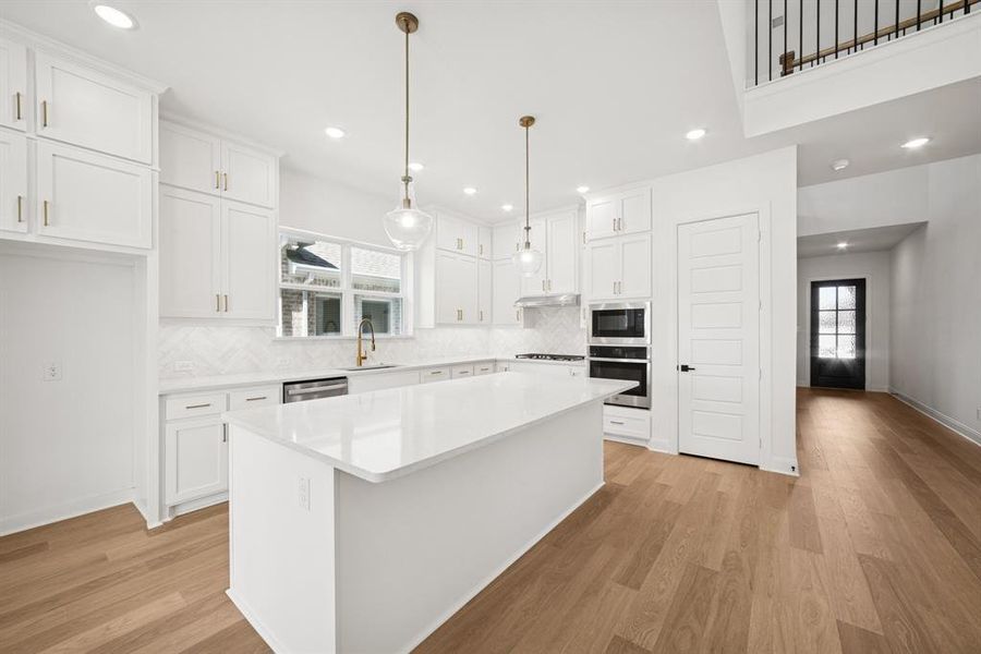 Furnished interior view inside a new home in Pecan Square - Gardens, Northlake (Image 15).