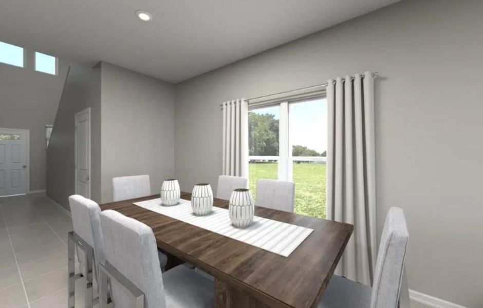 Photo is not of the actual home, but is an inspirational photo of builder’s model home and may depict options, furnishings, and/or decorator features that are not included