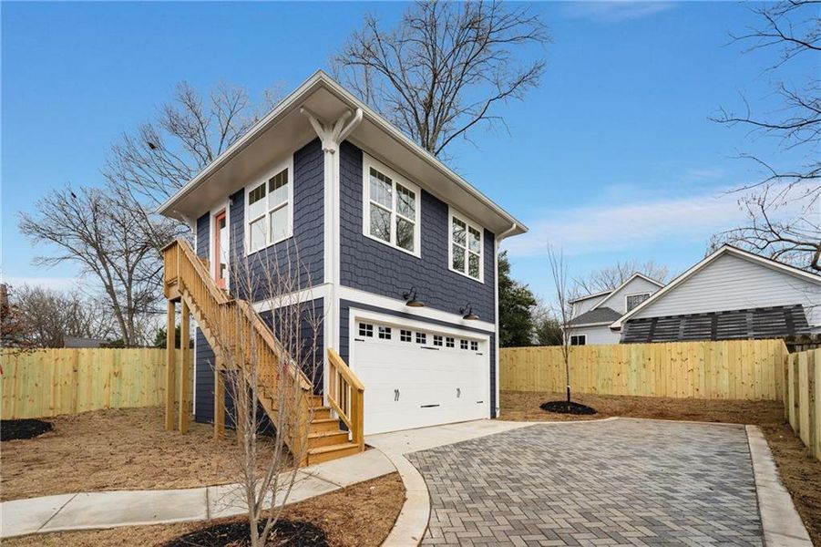 Front exterior of a new home in , Atlanta, GA, highlighting curb appeal (Image 27).