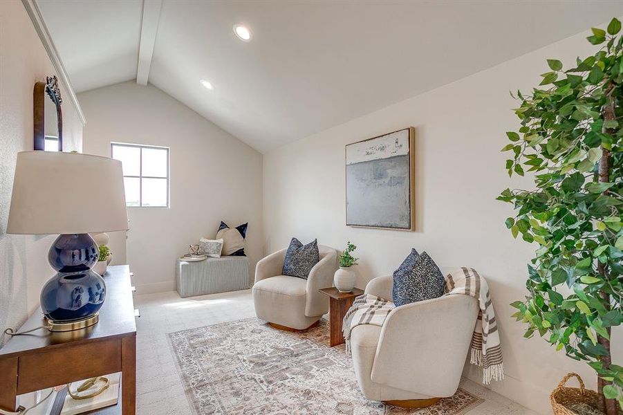 Furnished interior view inside a new home in , Aledo (Image 9). Furnished interior view inside a new home in , Aledo (Image 9).