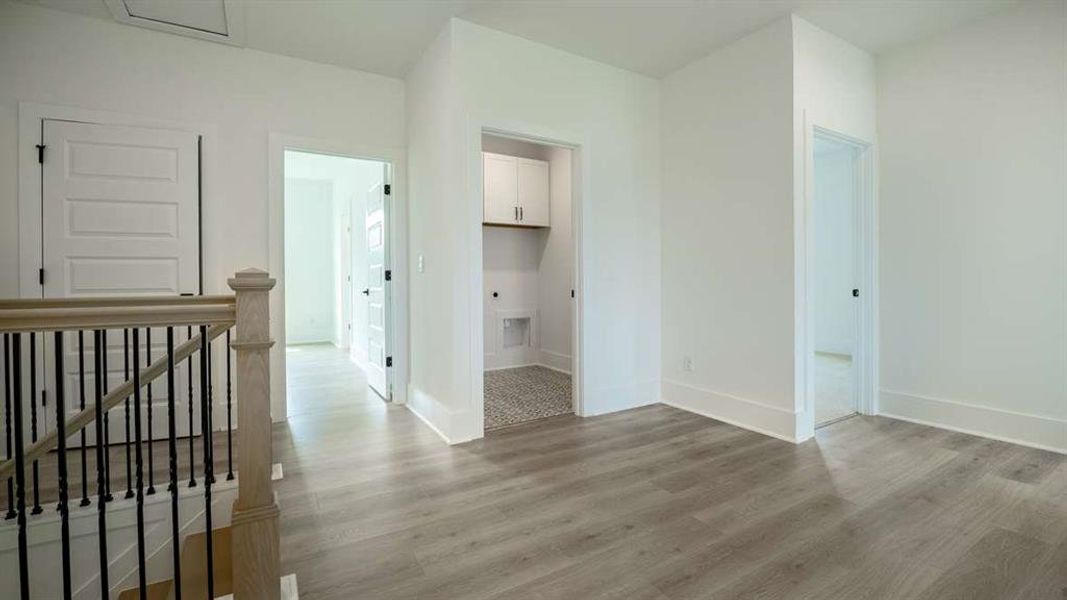 Spacious, unfurnished interior of a new home in The Village at Sandy Plains, Marietta (Image 16). Spacious, unfurnished interior of a new home in The Village at Sandy Plains, Marietta (Image 16).