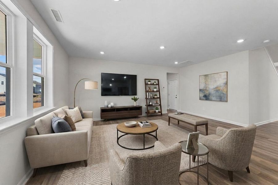 Furnished interior view inside a new home in Neill's Pointe, Angier (Image 12).