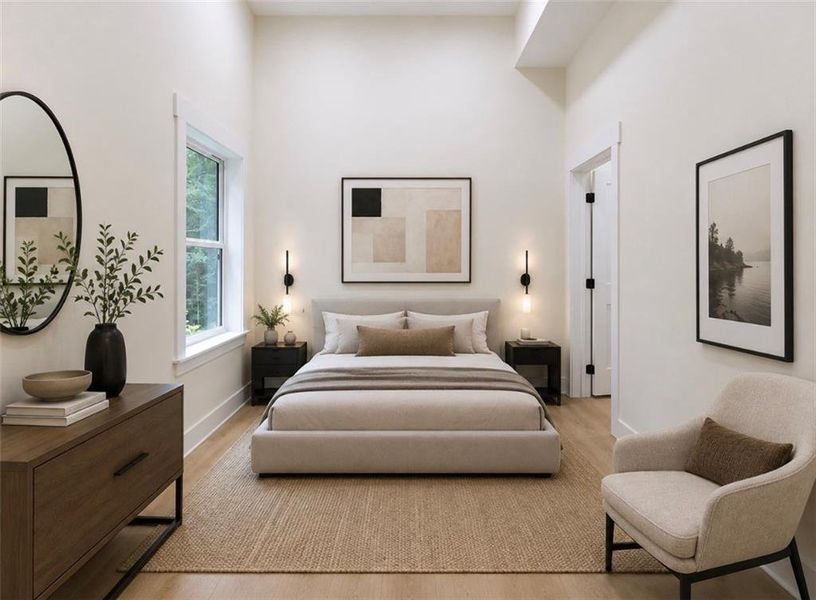 Furnished interior view inside a new home in , Peachtree Corners (Image 9).