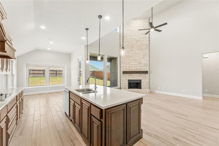 Furnished interior view inside a new home in Sunrise at Garden Valley, Waxahachie (Image 10). Furnished interior view inside a new home in Sunrise at Garden Valley, Waxahachie (Image 10).