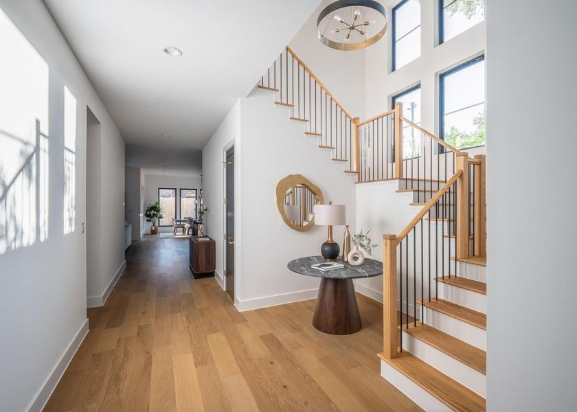 Furnished interior view inside a new home in , Houston (Image 27).