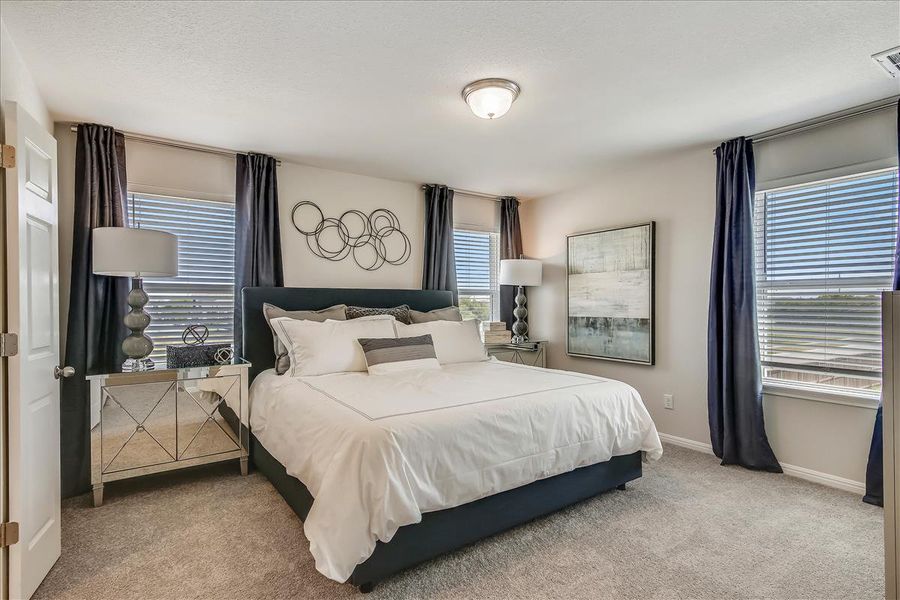 Furnished interior view inside a new home in Crosswinds, Kyle (Image 11).