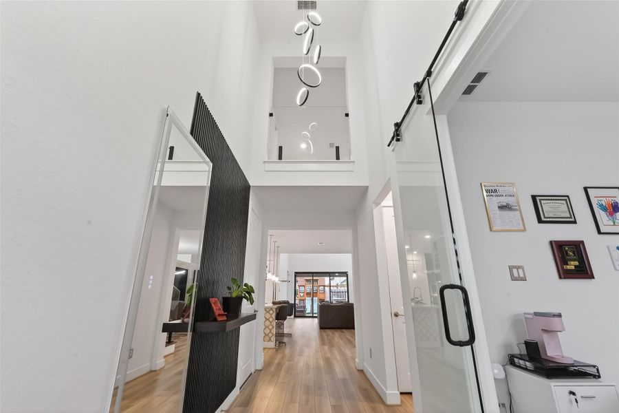 Furnished interior view inside a new home in Avalon at Cypress, Cypress (Image 10).