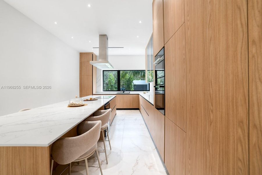 Furnished interior view inside a new home in , Miami (Image 11).