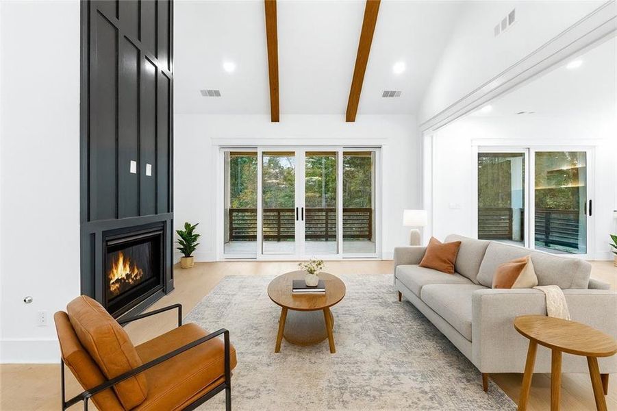 Furnished interior view inside a new home in , Cumming (Image 14).