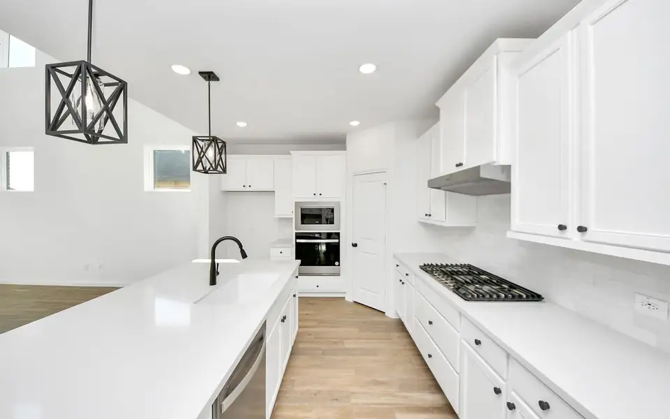 Furnished interior view inside a new home in Elyson, Katy (Image 5).