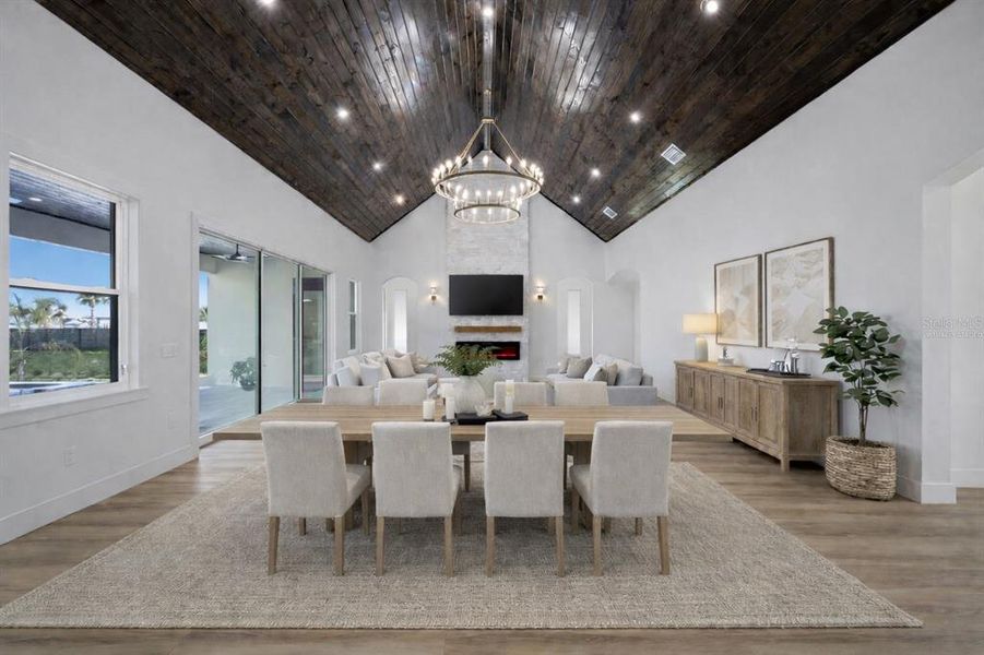 Furnished interior view inside a new home in , Plant City (Image 13).