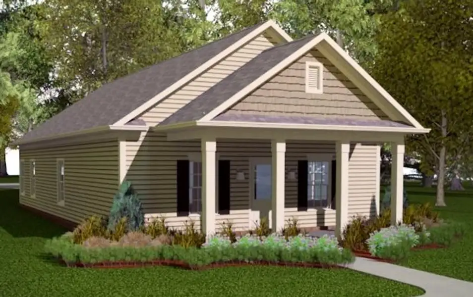 Representative exterior photo of a completed home built from the The Columbia by Smithbilt Homes in The Preserve, Oak Ridge, TN (Image 1). Representative exterior photo of a completed home built from the The Columbia by Smithbilt Homes in The Preserve, Oak Ridge, TN (Image 1).