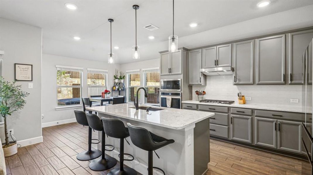 Furnished interior view inside a new home in Sycamore Cove, Hickory Creek (Image 11).