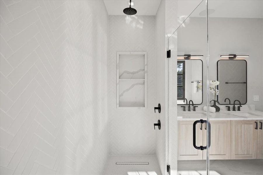 Furnished interior view inside a new home in , Orlando (Image 29). Furnished interior view inside a new home in , Orlando (Image 29).