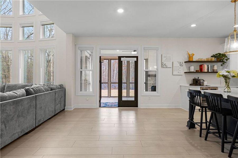 Furnished interior view inside a new home in , Winston (Image 60).