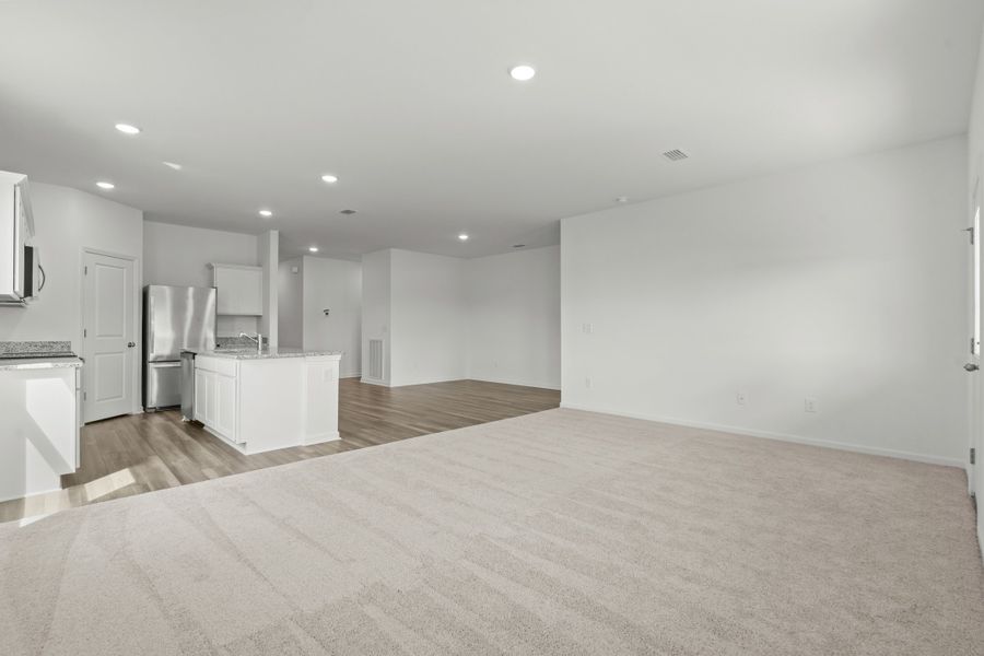 Representative unfurnished interior of a home built from the Moonbeam by Starlight Homes in Cottonwood Creek, San Marcos (Image 17). Representative unfurnished interior of a home built from the Moonbeam by Starlight Homes in Cottonwood Creek, San Marcos (Image 17).