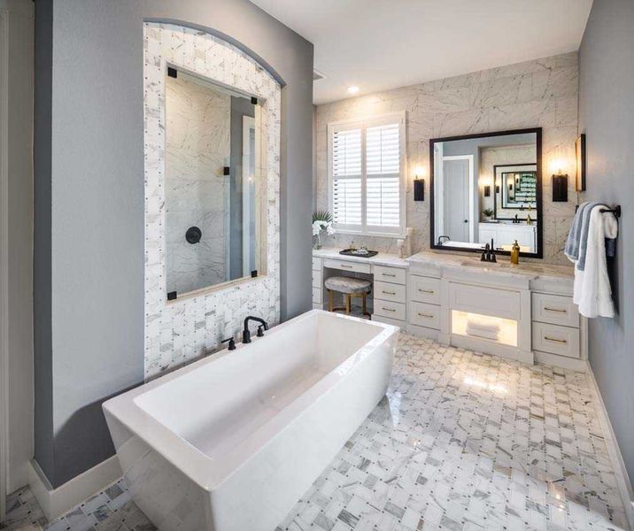 Representative furnished interior of a home built from the 222G by Highland Homes in Quail Hollow, Rockwall (Image 36).