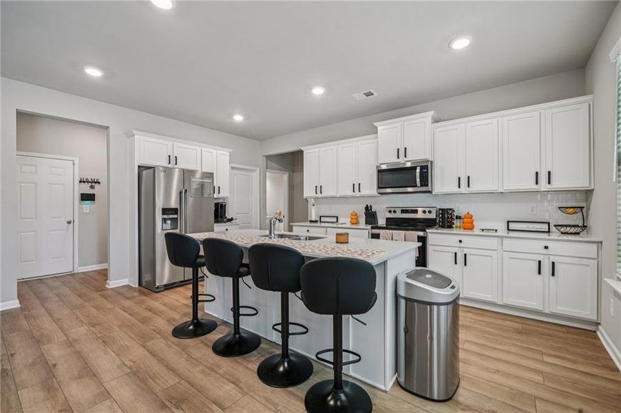 Furnished interior view inside a new home in North Hampton, Hampton (Image 5). Furnished interior view inside a new home in North Hampton, Hampton (Image 5).