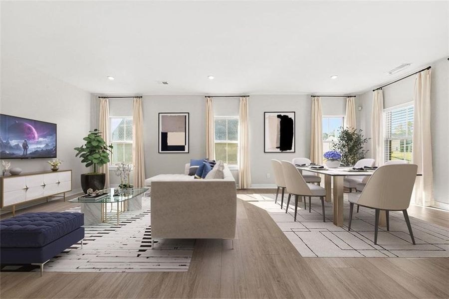 Furnished interior view inside a new home in Southern Hills, McDonough (Image 19).