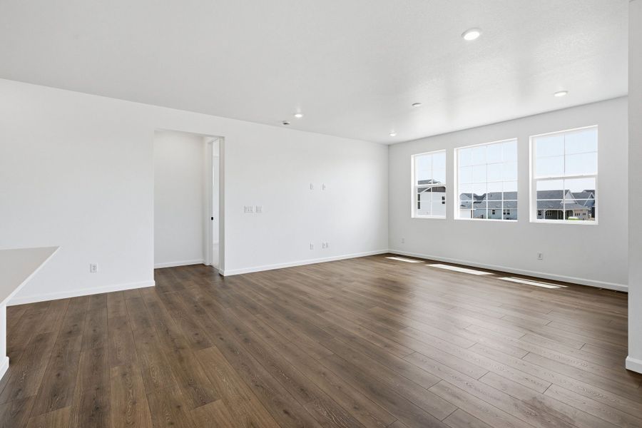 Spacious, unfurnished interior of a new home in The Town Collection at Independence, Elizabeth (Image 14). Spacious, unfurnished interior of a new home in The Town Collection at Independence, Elizabeth (Image 14).