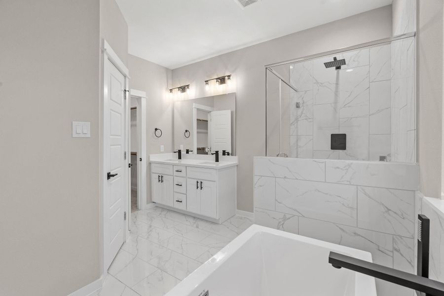 Furnished interior view inside a new home in , Houston (Image 13).