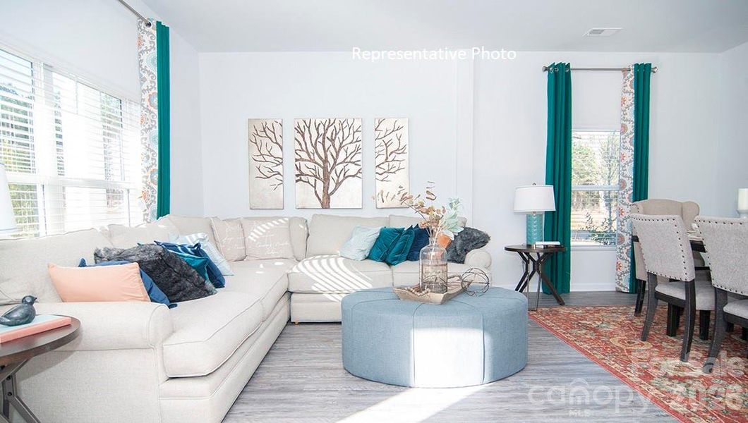Furnished interior view inside a new home in Wallace Springs, Statesville (Image 7).