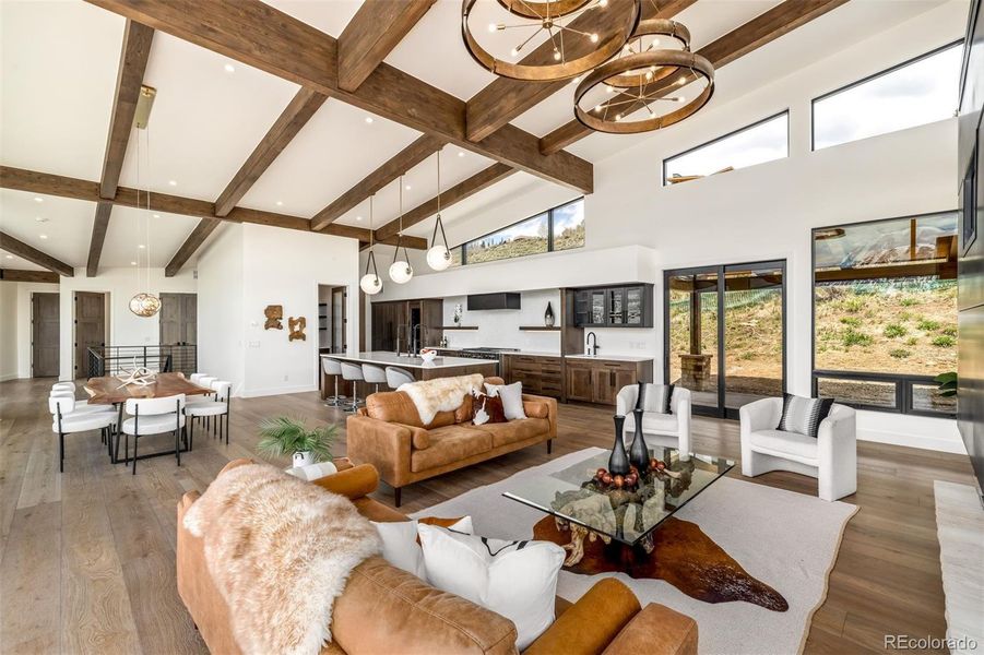 Furnished interior view inside a new home in , Silverthorne (Image 30).