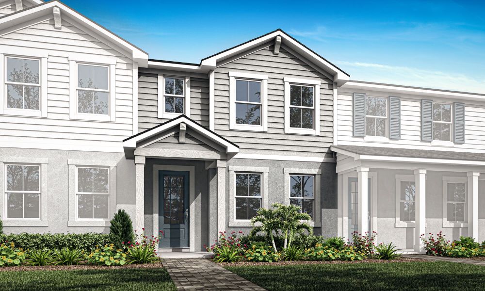 Representative exterior photo of a completed home built from the Catalina by Mattamy Homes in Gardenia Reserve, Apopka, FL (Image 14).