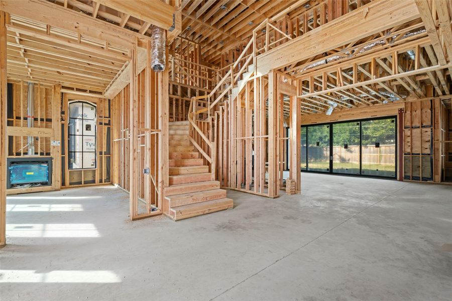 In-progress construction of a new home in , Houston, TX (Image 7).