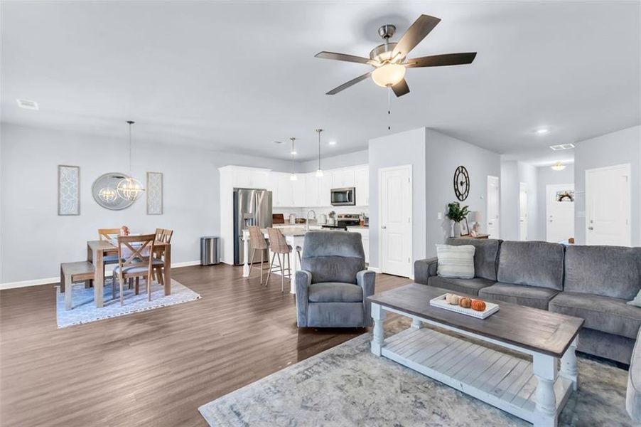 Furnished interior view inside a new home in , Clarkesville (Image 27).