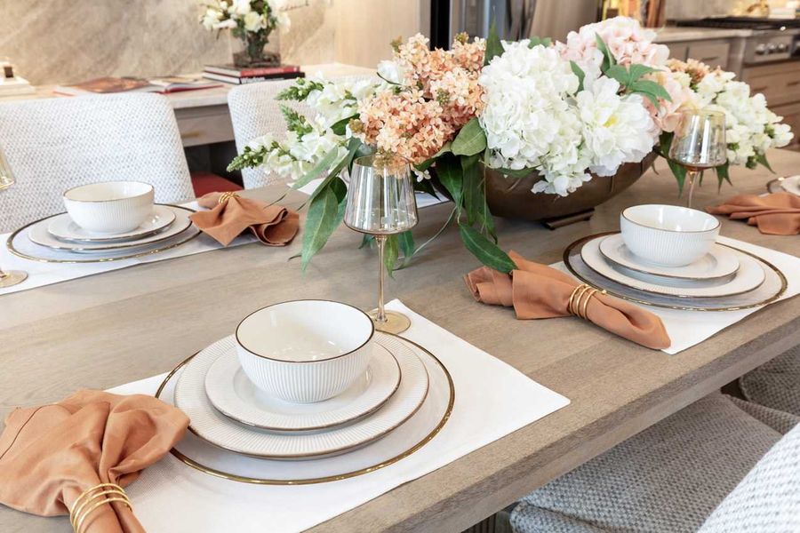 Representative Dining Room - some options shown Representative Dining Room - some options shown