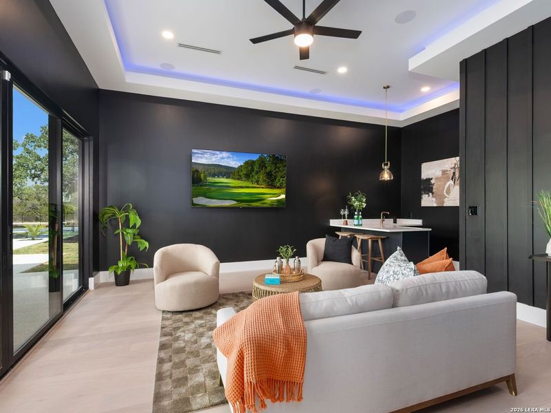 Furnished interior view inside a new home in , Fair Oaks Ranch (Image 15).