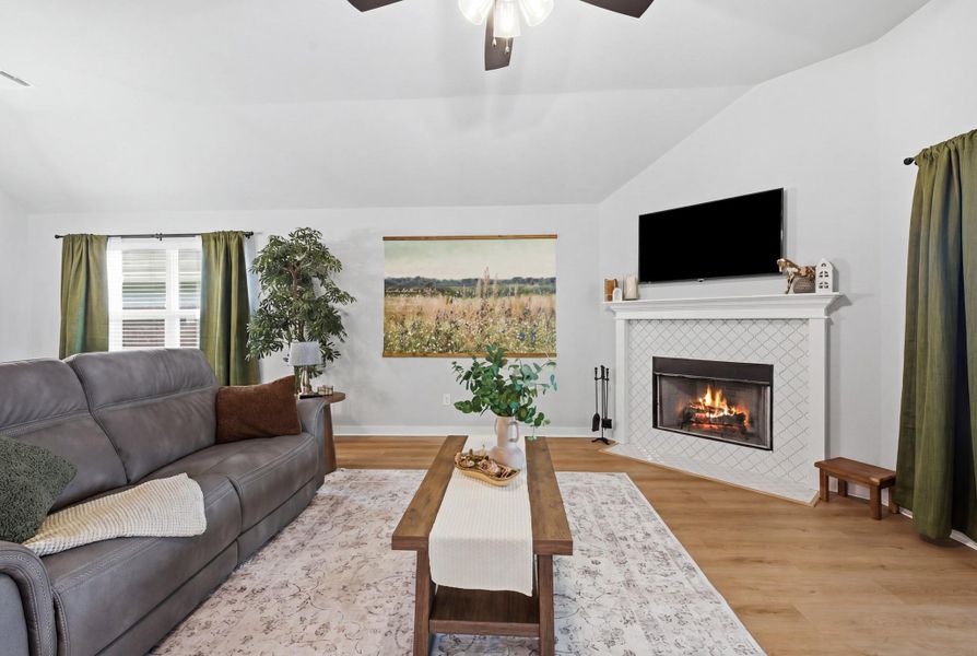 Furnished interior view inside a new home in , Bryan (Image 7). Furnished interior view inside a new home in , Bryan (Image 7).