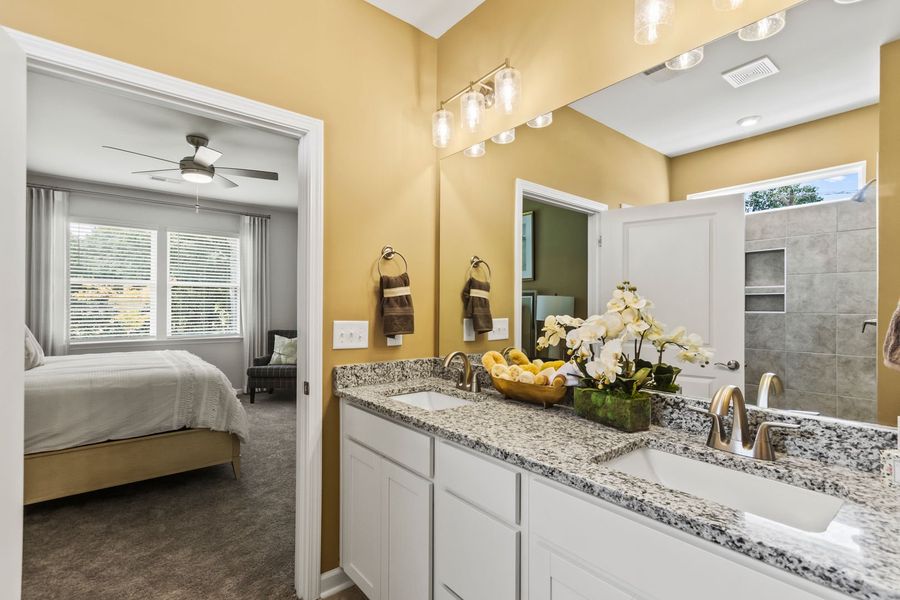 Representative furnished interior of a home built from the The Summerton by Stanley Martin Homes in Bridgeport Single Family Homes, Greenville (Image 11).