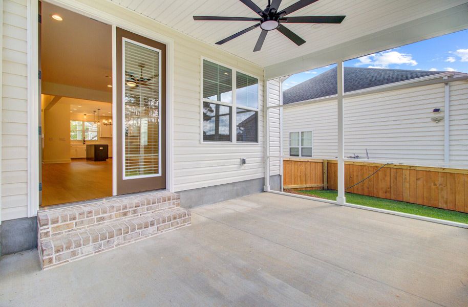 Exterior details and patio area of a home in , Summerville (Image 24).