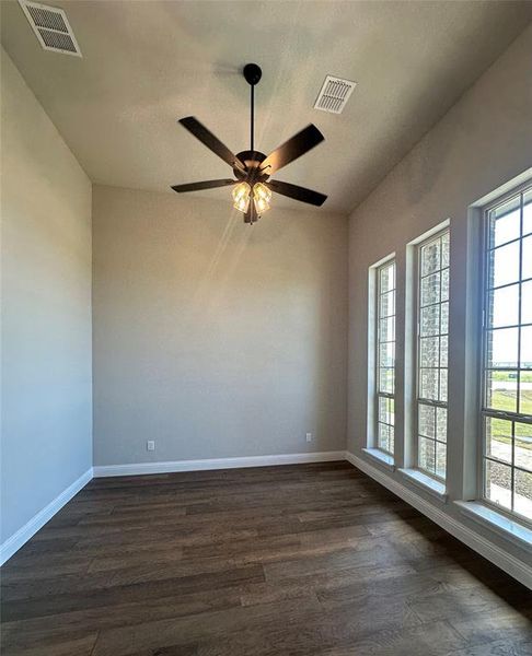 Office- To the right, off the foyer