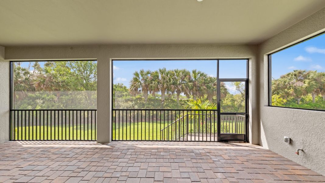 Exterior details and patio area of a home in Verandah, Fort Myers (Image 19).