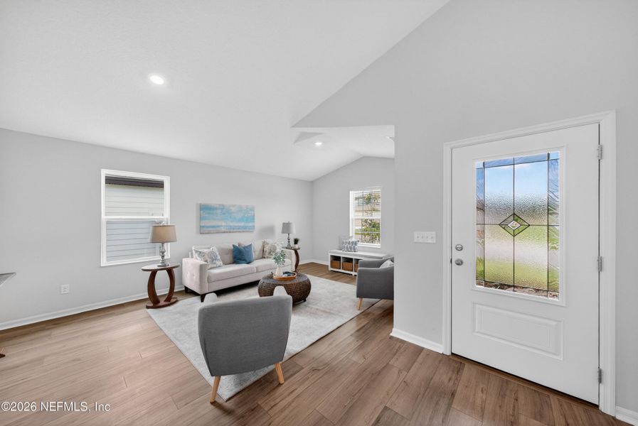 Furnished interior view inside a new home in , Jacksonville (Image 10).
