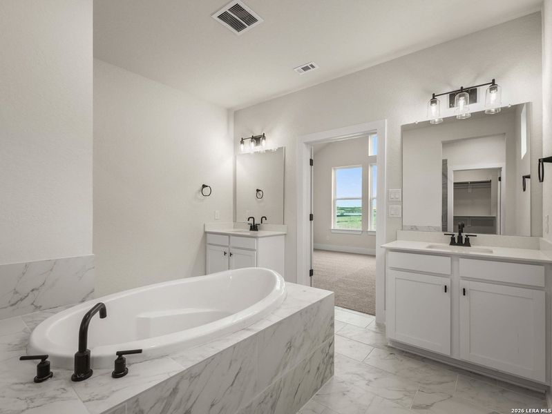 Furnished interior view inside a new home in Parklands Estates, Schertz (Image 11).