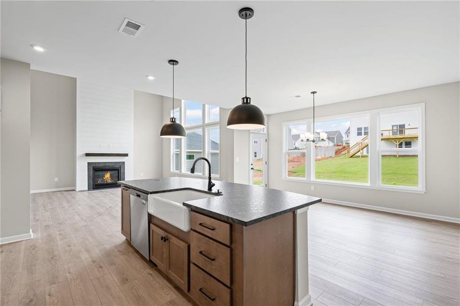 Furnished interior view inside a new home in Twin Lakes, Hoschton (Image 8).